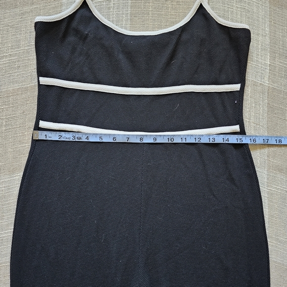90s Black & White Jumpsuit - Picture 7 of 11
